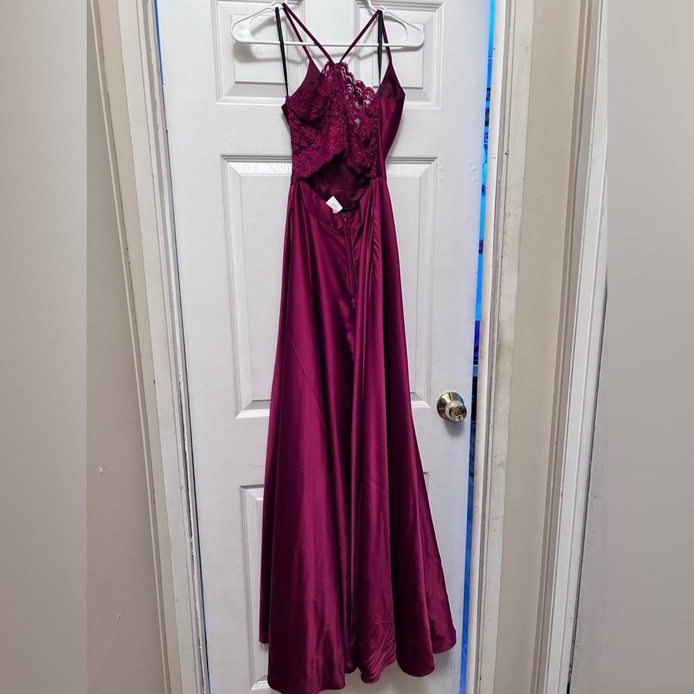 Maroon Prom Dress